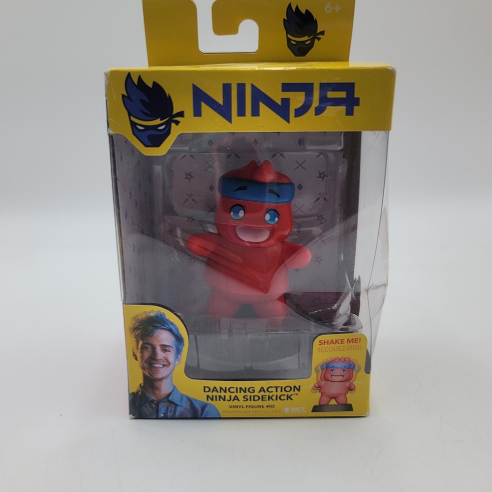 Ninja Sidekick Dancing Action Vinyl Figure 02 Red WCT Gaming Collectible